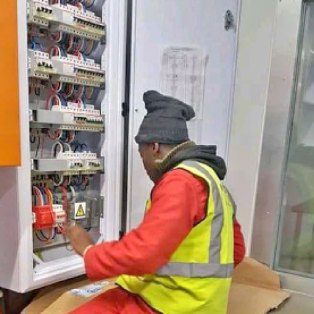 Certified commercial electrician providing electrical installation, maintenance, and repair services for businesses in Cape Town.