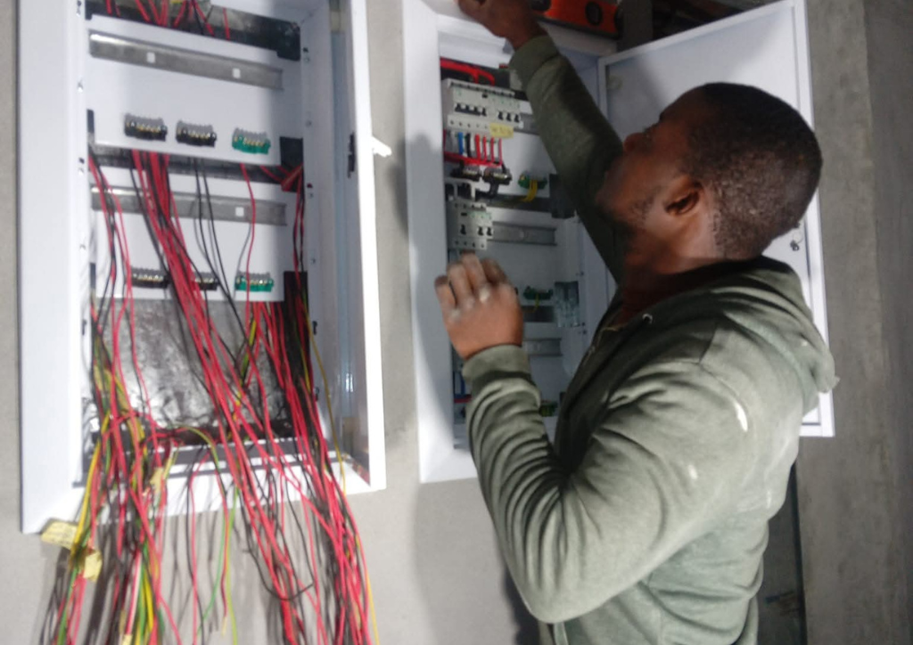 House rewiring service in Cape Town upgrading old electrical wiring for improved safety and reliable power.