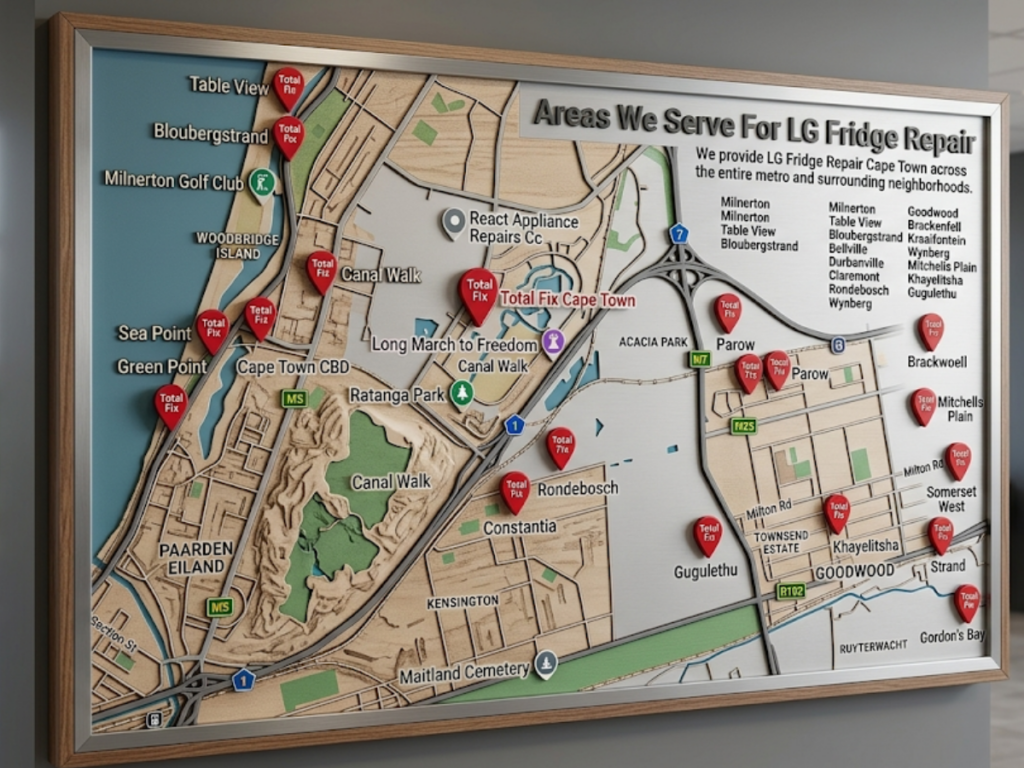 LG fridge repair service coverage area in Cape Town for fast same-day appliance repair