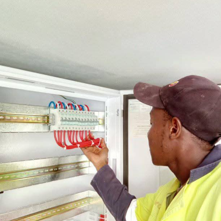 Qualified residential electrician providing safe electrical repairs, installations, and home wiring services in Cape Town.