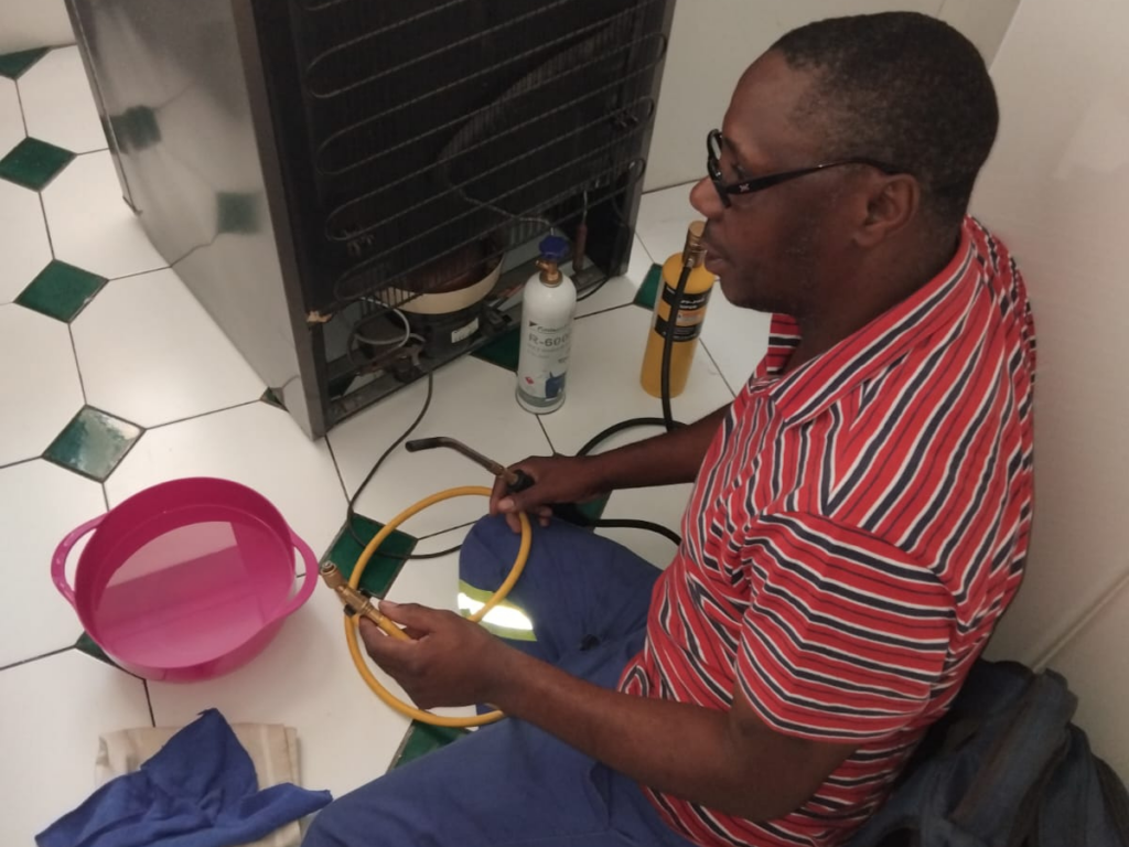 Professional fridge repair service by Total Fix in Cape Town, South Africa.