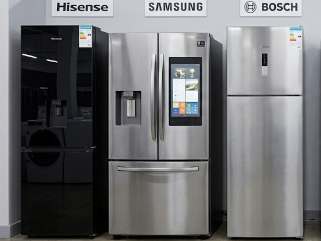 Fridge repair technician servicing a refrigerator in Cape Town