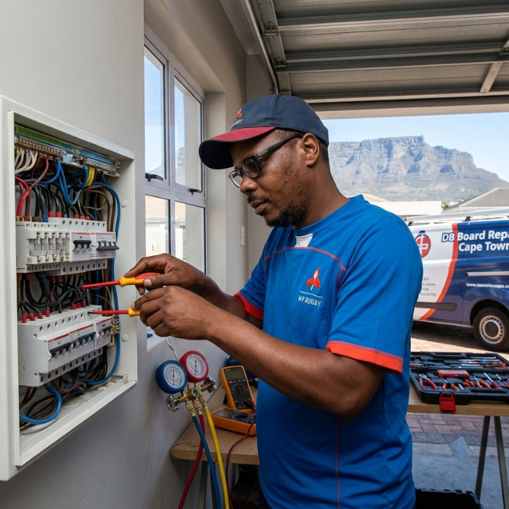 Certified DB board repairs and electrical distribution board maintenance in Cape Town by Total Fix Cape Town.