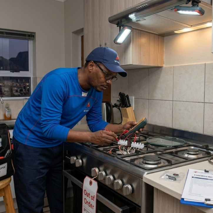 Fast emergency stove repair in Cape Town for electrical faults, broken stove components, and urgent cooking appliance repairs.