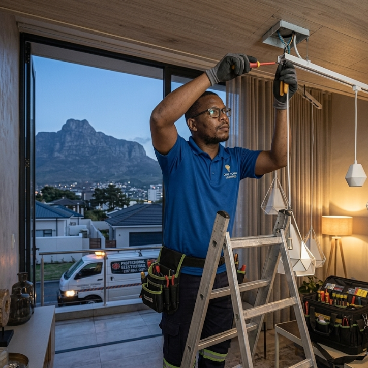 Professional lighting installation in Cape Town for homes, offices, outdoor spaces, and commercial properties.