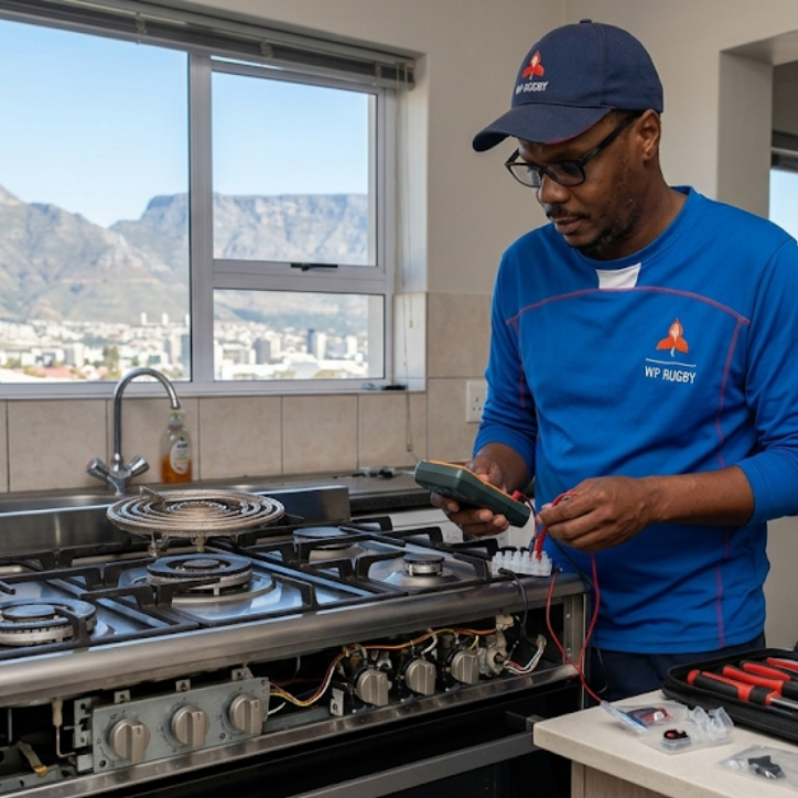 Professional stove repair services in Cape Town for electric stove faults, wiring problems, and appliance electrical repairs.
